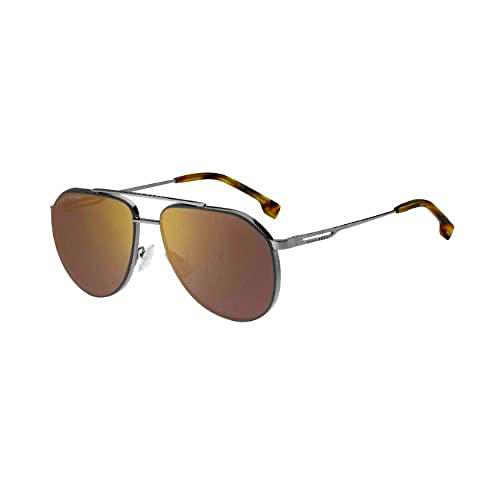 BOSS 1326/S Gafas, Brown Horn Ruthenium, 60 para Hombre