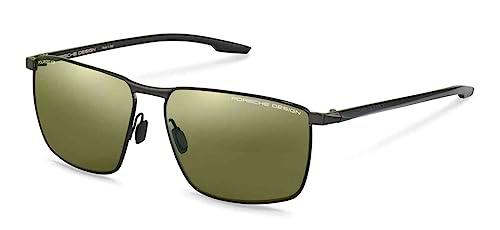 Porsche P8948 Gafas de Sol, Grey, Black, 63 para Hombre