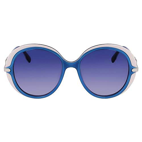 KARL LAGERFELD Kl6084s Gafas, Azure/White, 55/17/140 para Mujer