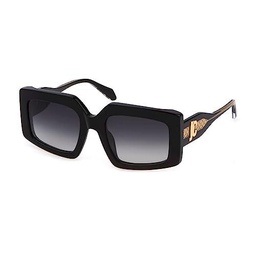 Just Cavalli SJC020V Gafas, Shiny Black, 54 para Mujer