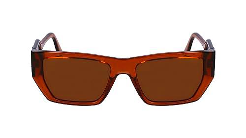 KARL LAGERFELD KL6123S Gafas, Light Brown, Talla única Unisex Adulto