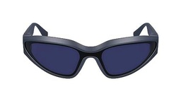 KARL LAGERFELD KL6128S Gafas, Metallic Grey, Talla única Unisex Adulto