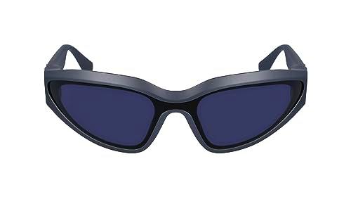 KARL LAGERFELD KL6128S Gafas, Metallic Grey, Talla única Unisex Adulto