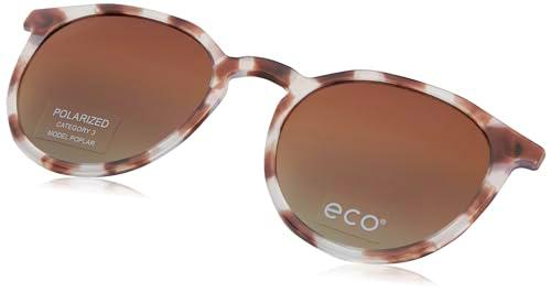 MODO &amp; ECO Poplar Clip on Gafas, Khaki TORT, 50/19/0 Unisex Adultos