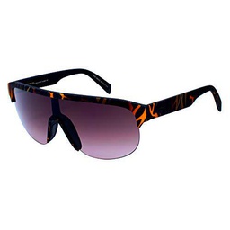 italia independent 0911-ZEF-044 Gafas de sol, Naranja/Marrón/Negro