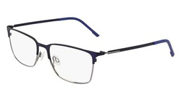 Flexon E1147 Gafas de Sol, 410 Matte Navy/Gunmetal