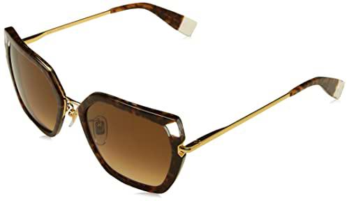 Furla SFU514 Gafas, Yellow/Brown Havana Spotted, 54 para Mujer