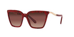 Gafas de Sol Bvlgari BV 8255B Burgundy Marble/Brown Burgundy Shaded 57/17/140 mujer