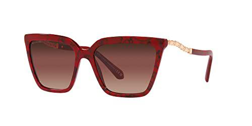 Gafas de Sol Bvlgari BV 8255B Burgundy Marble/Brown Burgundy Shaded 57/17/140 mujer