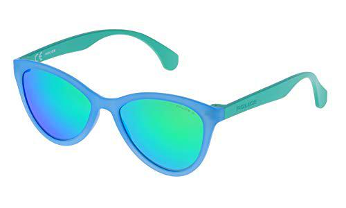 Police SPL08654715V Gafas de sol, Azul, 65 para Hombre