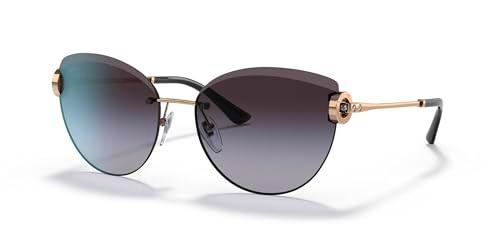 Gafas de Sol Bvlgari BV 6166B Black Rose Gold/Grey Shaded 60/17/140 mujer