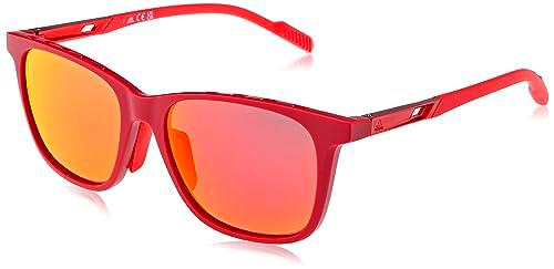 adidas SPORT SP0051 Gafas, Matte Red, 55/17/145 para Hombre