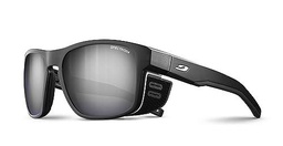 Julbo Shield M Gafas DE Sol, Negro TRANSLU Mate/Blanco