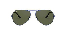 Ray-Ban Aviator Large RB3025-918731-58 Gafas, Blue/Metal