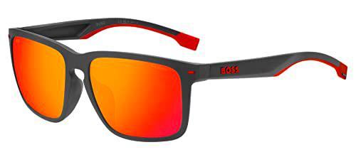 Hugo Boss Gafas de Sol BOSS 1542/F/S Matte Grey Red/Red 59/17/140 hombre