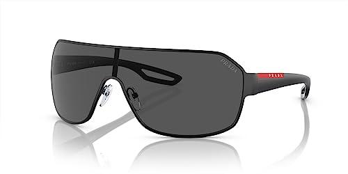 PRADA LINEA ROSSA 0Ps 52Qs Gafas de Sol, Black Rubber