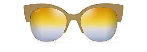 Maui Jim Mariposa Gafas, Silver Mink with Silver, 56/20/145 Unisex Adultos