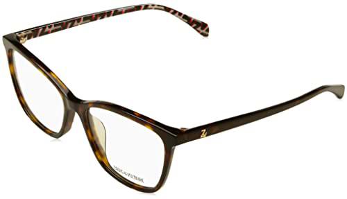 ZADIG&amp;VOLTAIRE VZV318 Gafas, Shiny Dark Havana, 53 para Mujer