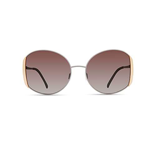 MODO &amp; ECO KAUI Gafas, Gold/Light Grey, 55 Unisex Adulto