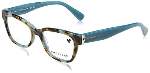 LONGCHAMP LO2713 Gafas, Aqua Havana, 54/17/140 para Mujer