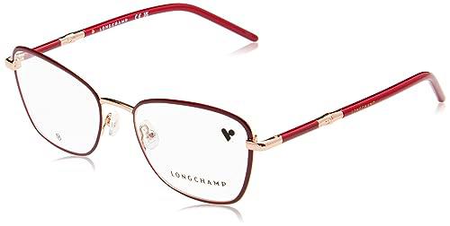 LONGCHAMP LO2155 Gafas, Rose Gold/Burgundy, 53/18/140 para Mujer