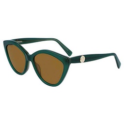 LONGCHAMP LO730S Gafas, Green, 56/16/140 para Mujer