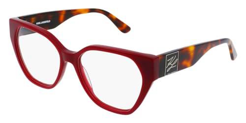 KARL LAGERFELD KL6053, Gafas Mujer, Burgundy, Talla única