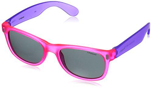 Polaroid P0115 Y2 IUB Gafas de sol, Morado (Violet Pink Fluo/Grey Polarized)