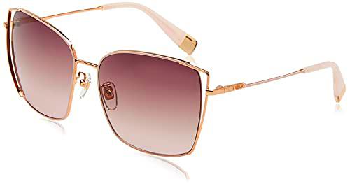 Furla SFU600 Gafas, Shiny Copper Gold with Coloured Parts