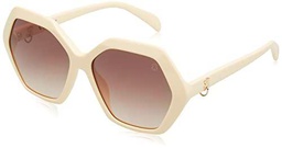 TOUS STOB49 Gafas, Shiny Full Cream, 57 para Mujer