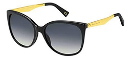 Marc Jacobs Marc 203/S 9O 807 56 Gafas de Sol, Negro (Black/Dark Grey SF), Mujer