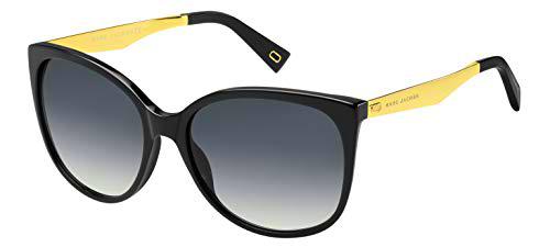 Marc Jacobs Marc 203/S 9O 807 56 Gafas de Sol, Negro (Black/Dark Grey SF), Mujer