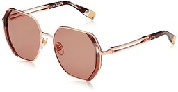 Furla SFU689V Gafas, Shiny Copper Gold, 54 para Mujer