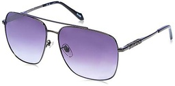 Just Cavalli SJC030 Gafas, Shiny Gun W/Sandblasted and/OR Matt Part