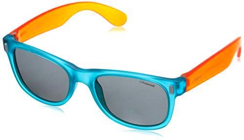 Polaroid P0115 Y2 89T Gafas de sol, Azul (Bluette Orange/Grey Polarized)