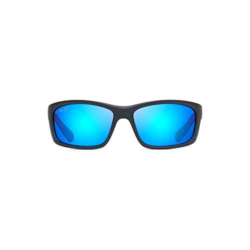 Maui Jim KANAIO Coast Gafas, Matte Translucent Blue Black with Stripe