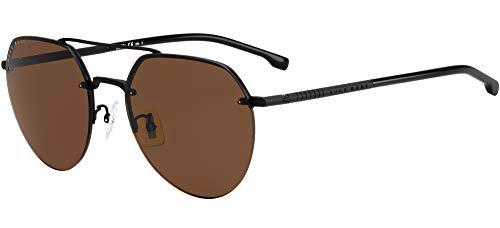 Boss 1142/F/S Gafas de Sol, Matte Black, 59 para Hombre