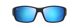 Maui Jim Local KINE Gafas, Soft Black/Sea Blue/Grey