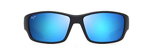 Maui Jim Local KINE Gafas, Soft Black/Sea Blue/Grey