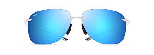 Maui Jim HIKINA Gafas, Matte Crystal, 62/14/136 Unisex Adultos