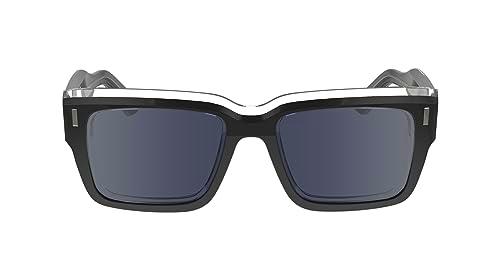 Calvin Klein Men's Sunglasses CK23538S - Black with Solid Grey Lens