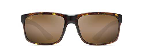 Maui Jim POKOWAI Arch Gafas, Olive Tortoise, 58/17/139 Unisex Adultos