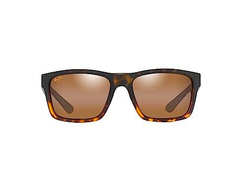 Maui Jim The Flats Gafas, Black with Tortoise Lower Rim &amp; Temple Tips