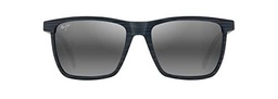 Maui Jim One Way Gafas, Grey Stripe, 55/18/145 Unisex Adultos