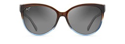 Maui Jim OLU Gafas, Translucent Dark Chocolate w/Blue