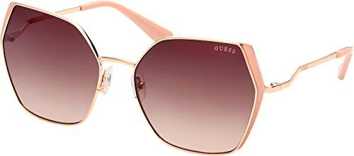 Guess GU7843 Gafas, Shiny Rose Gold, 61 para Mujer