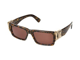 Lanvin Lnv665s Gafas de Sol, 239 Textured Brown Gold