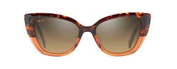 Maui Jim Blossom Gafas, Havana with Peach, 54/19/145 Unisex Adultos