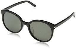 Saint Laurent Classic 6/K 001 Gafas de Sol, Negro (Black/Smoke)