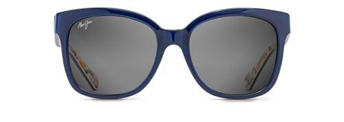 Maui Jim GS74903BP Gafas, Grey Garden Isle Navy W/Birds of Paradis